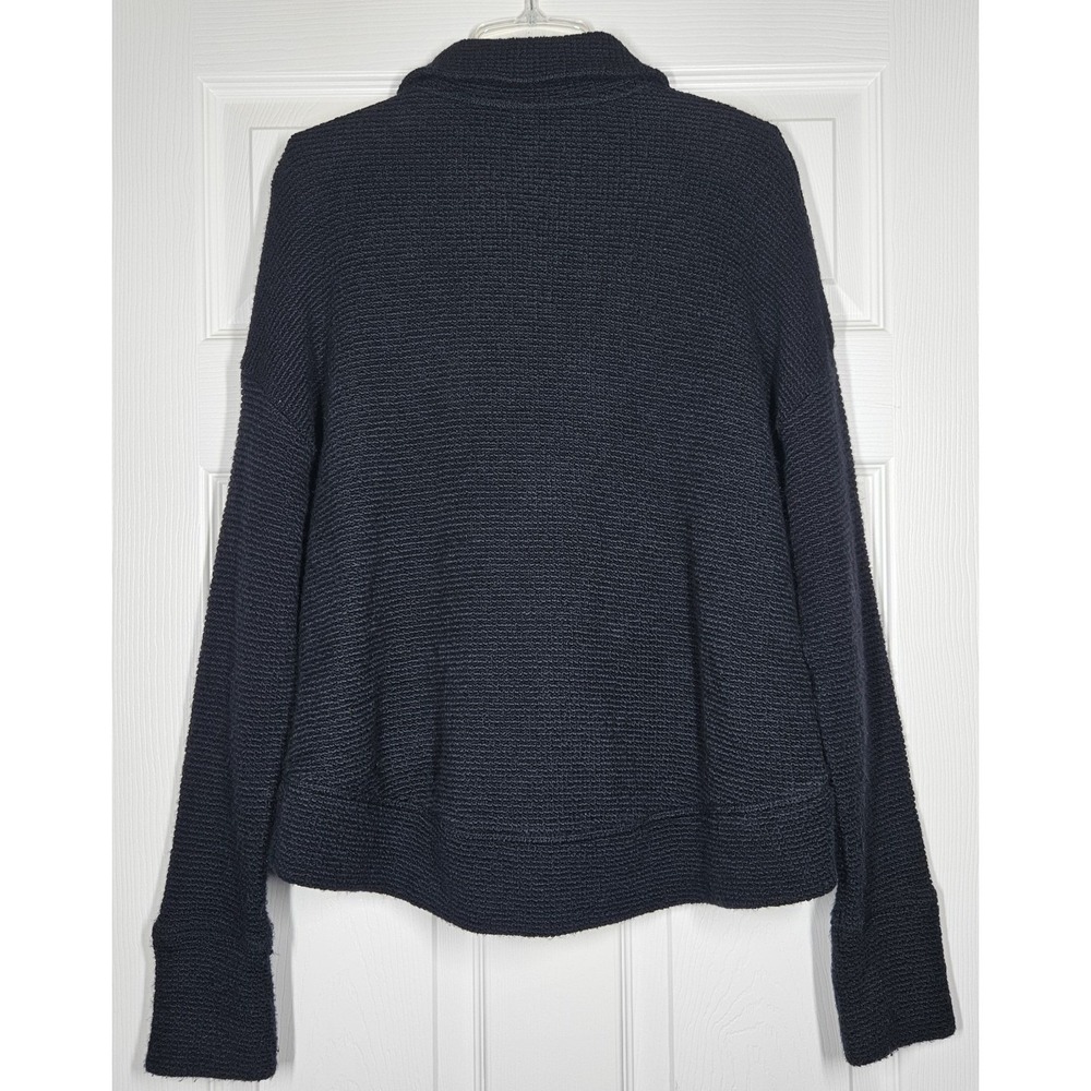 Sweaty Betty Restful Boucle Full Zip Jacket Waffle Knit Black Size M Athleisure - Picture 3 of 9